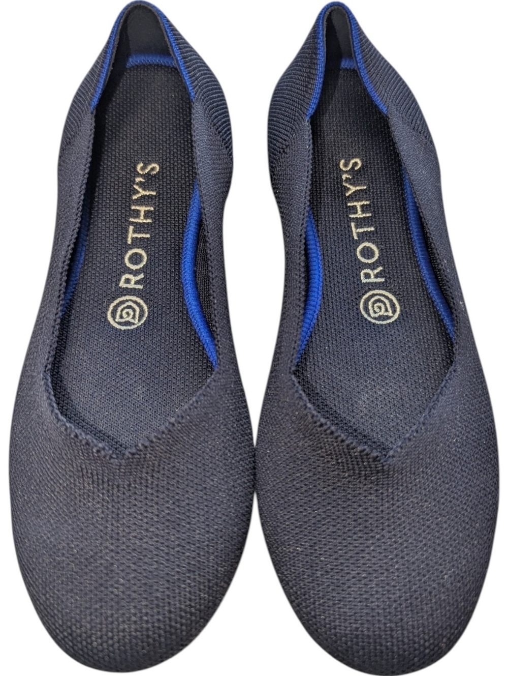 Rothy's Flats In Navy Size 8